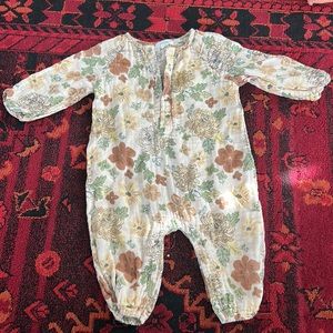 6-12 month floral baby one piece